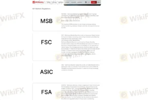 Giấy phép hoạt động và chứng nhận quản lý tài chính của sàn MH Markets