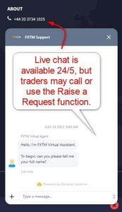 Dịch vụ chăm sóc khách hàng và hỗ trợ nhà đầu tư tại sàn FXTM